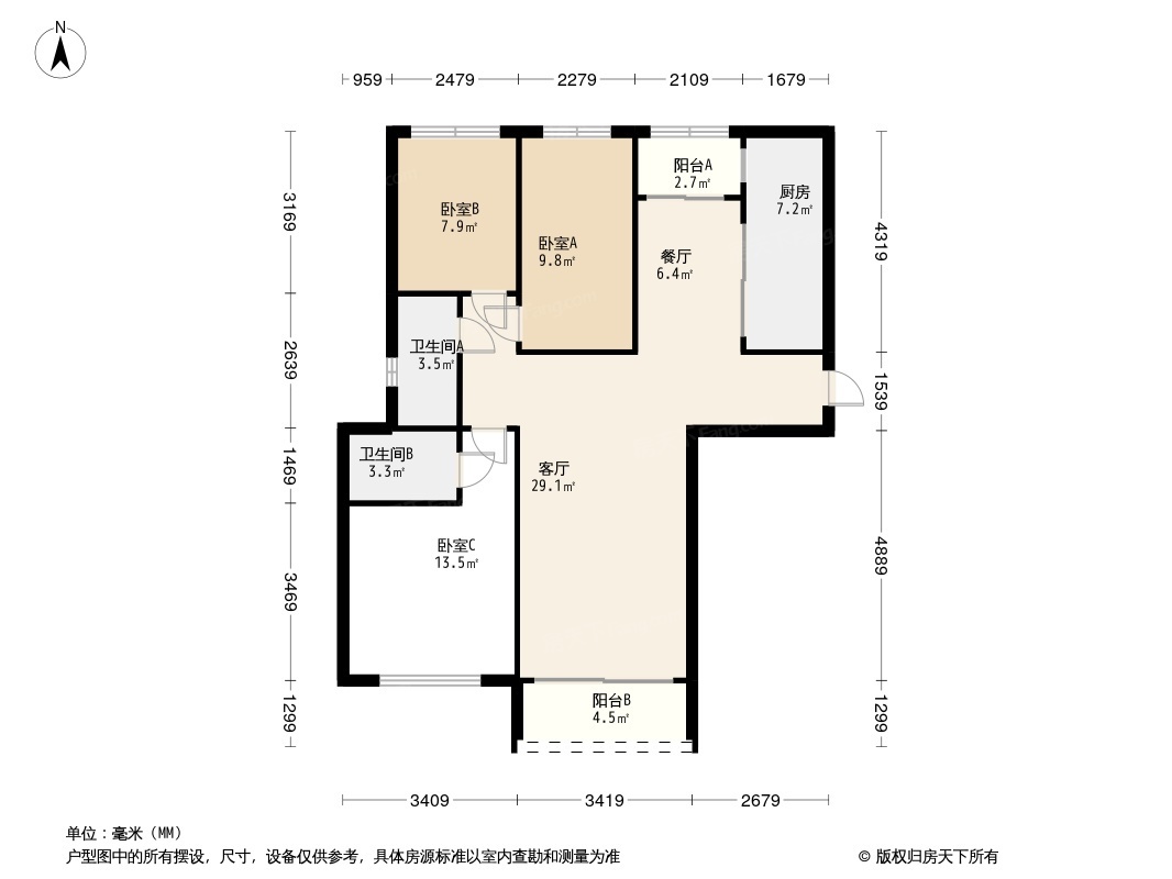 锦绣天伦花园户型图