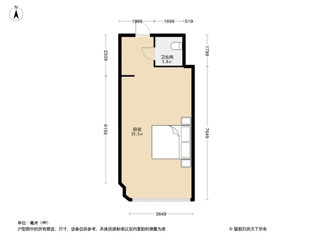 汇艺悦公馆户型图