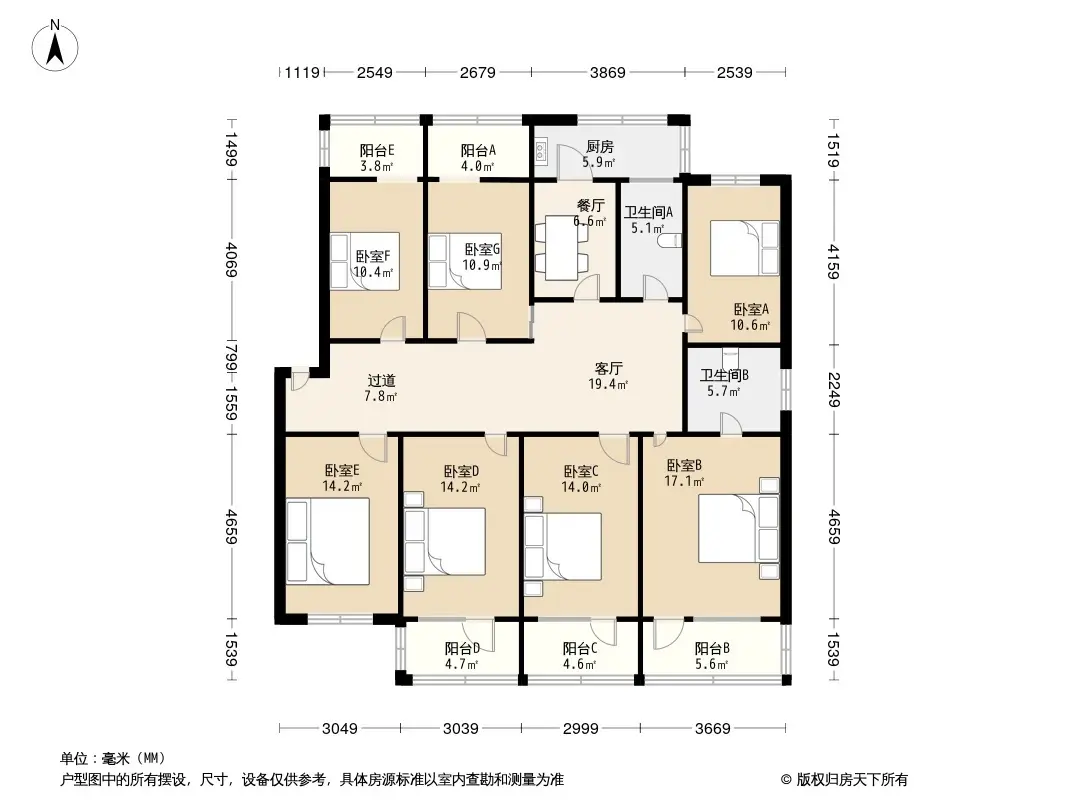 农科路小区户型图