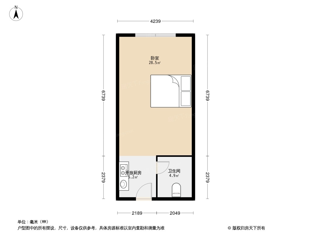 新田公寓户型图