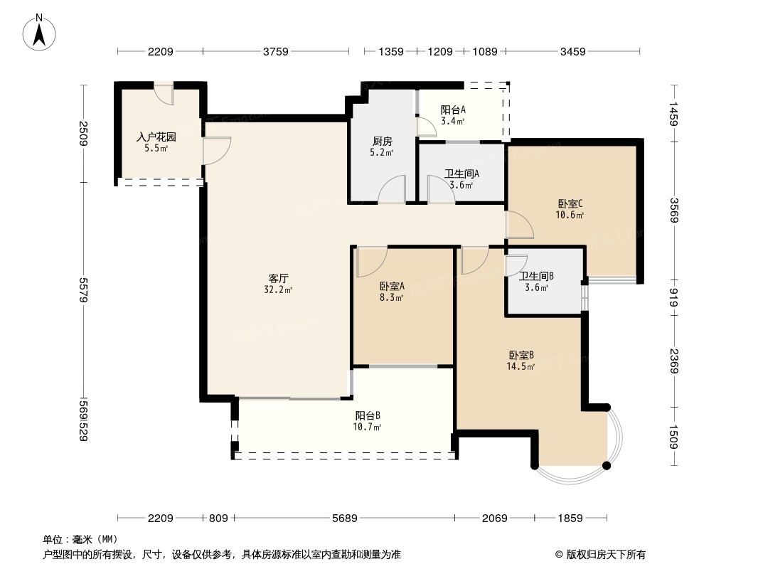 广园东东方名都户型图