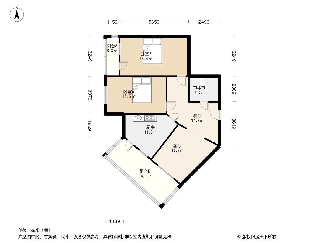 宏伟嘉园户型图