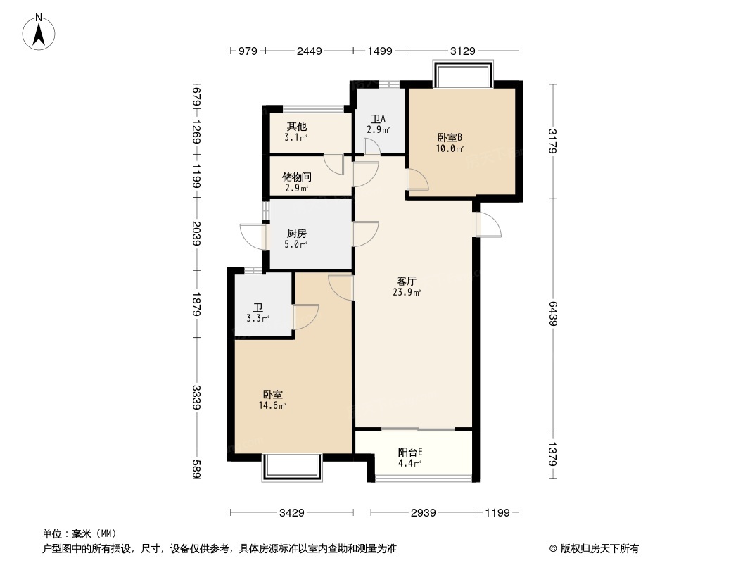 金科时代中心户型图