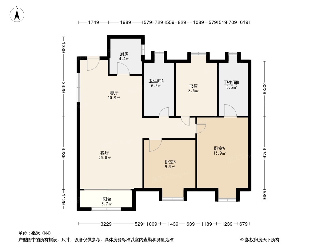 金辉优步悦山户型图