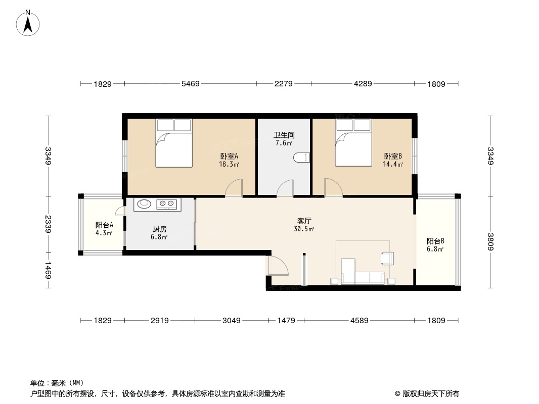 书香雅苑户型图