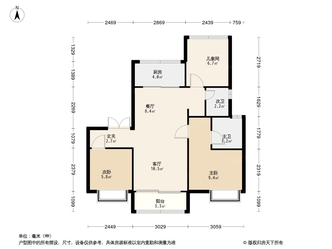 美的·金科郡户型图