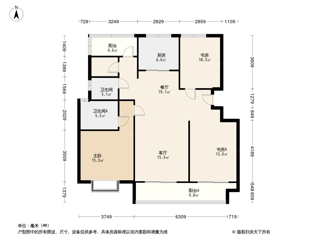 琥珀东澜赋户型图