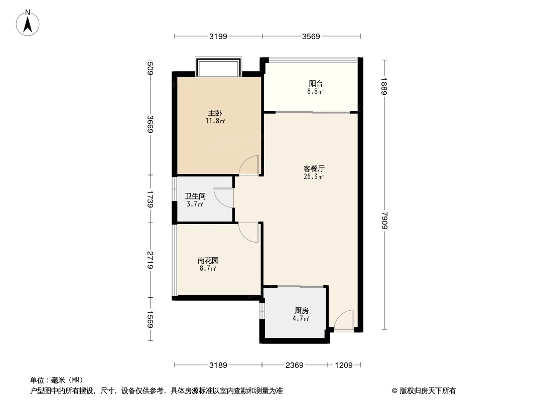 四季康城二期户型图