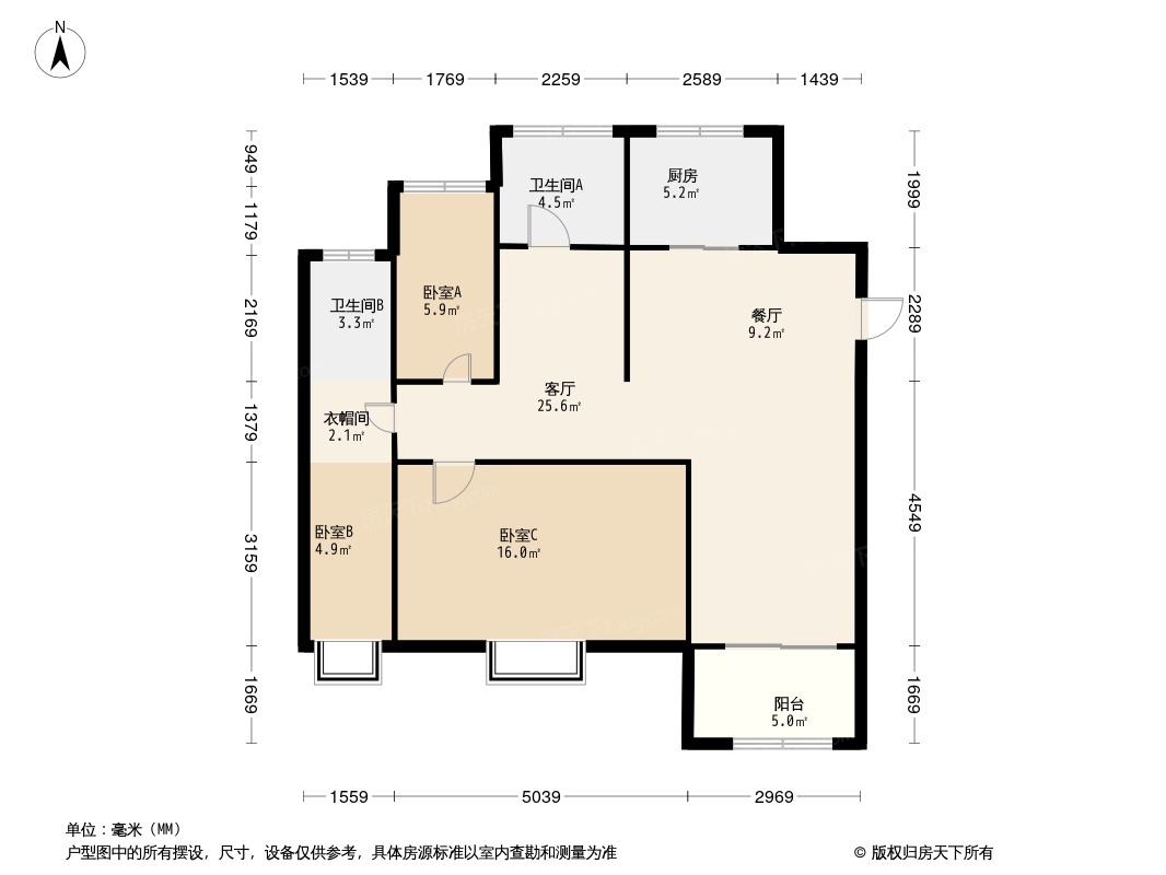 金地自在城户型图