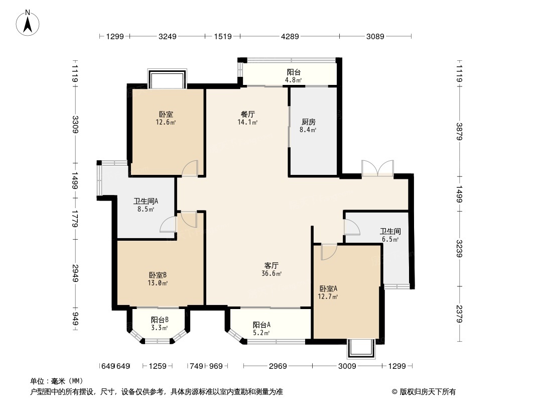 麒麟山庄公园境户型图