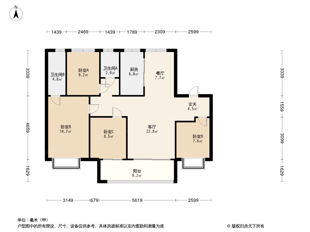 保利溪湖林语户型图