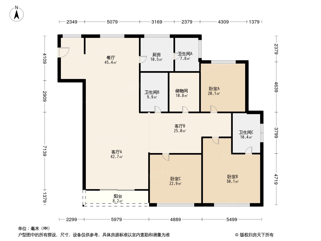 东海花园户型图