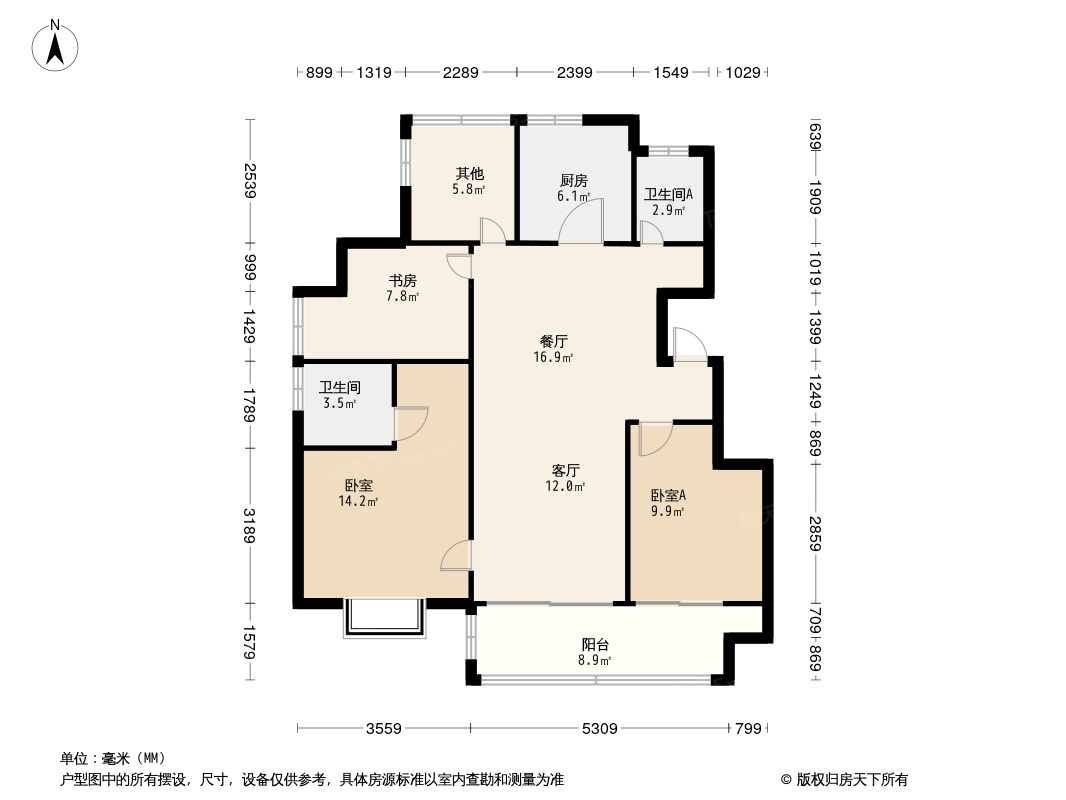 华润万橡府户型图