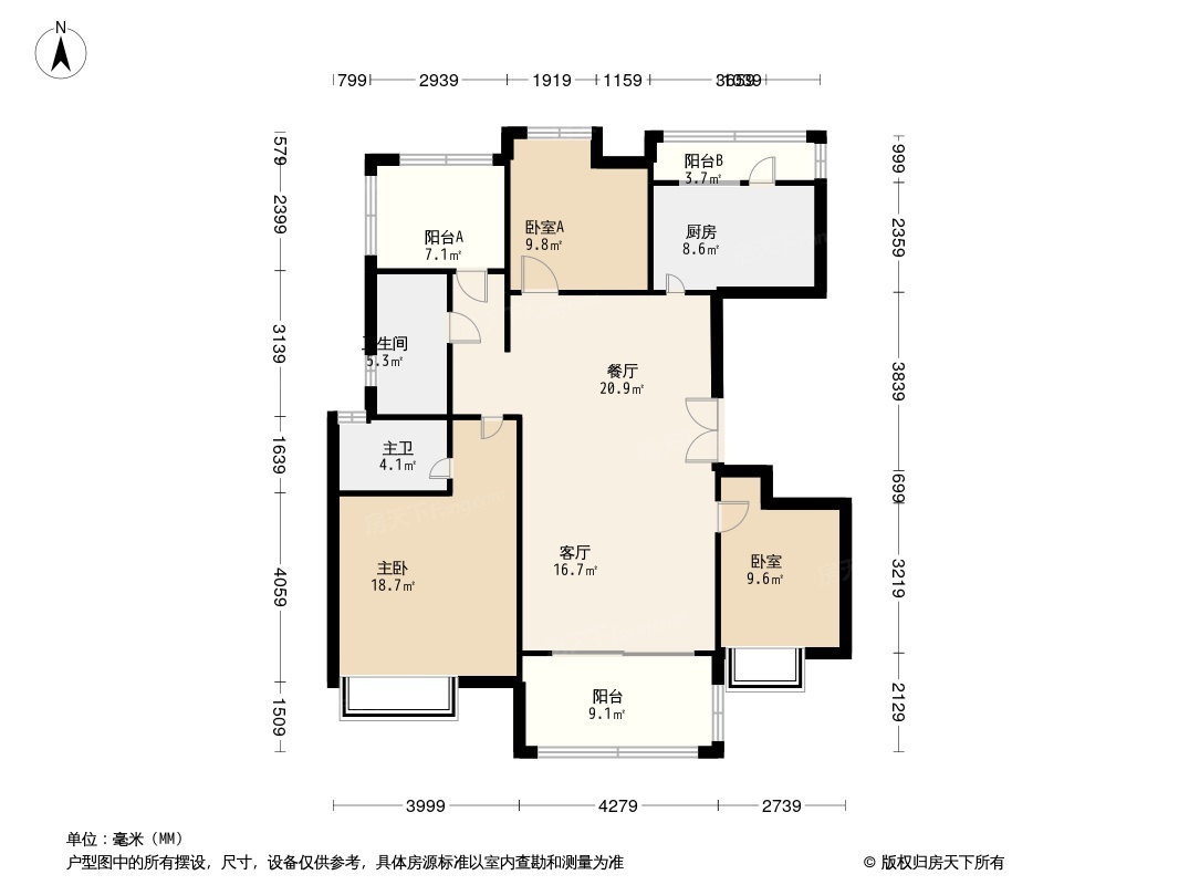 半岛1号户型图