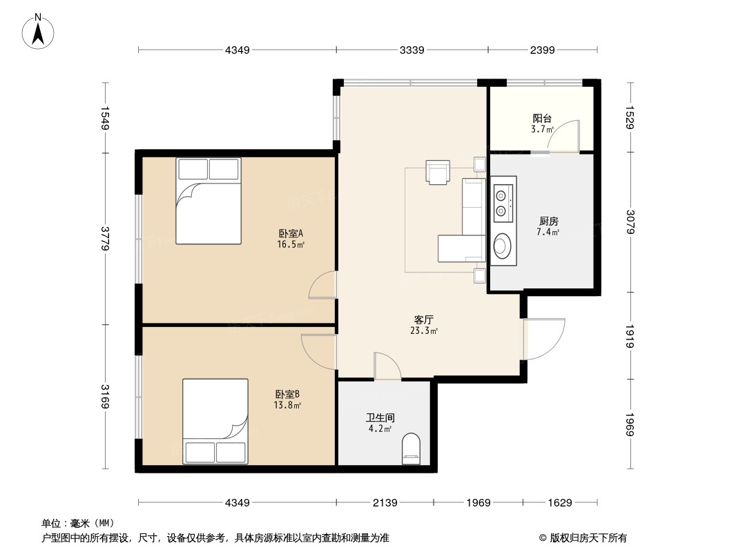 日出印象茗苑户型图