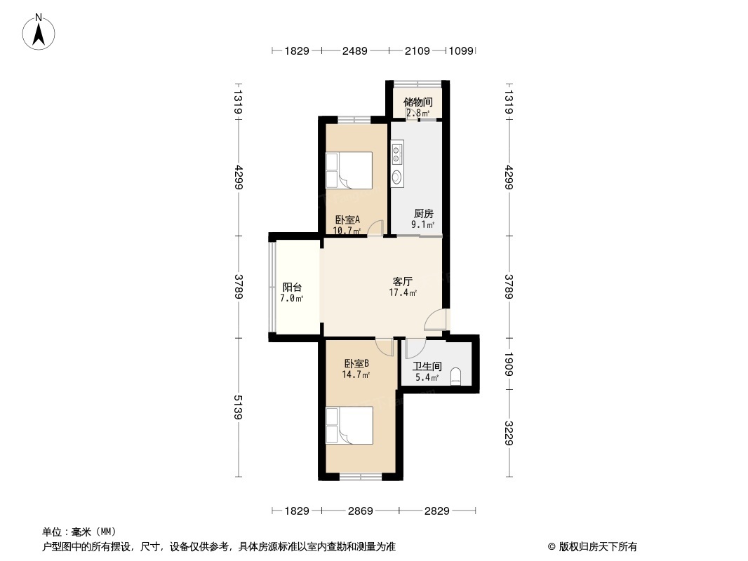 金色城邦户型图