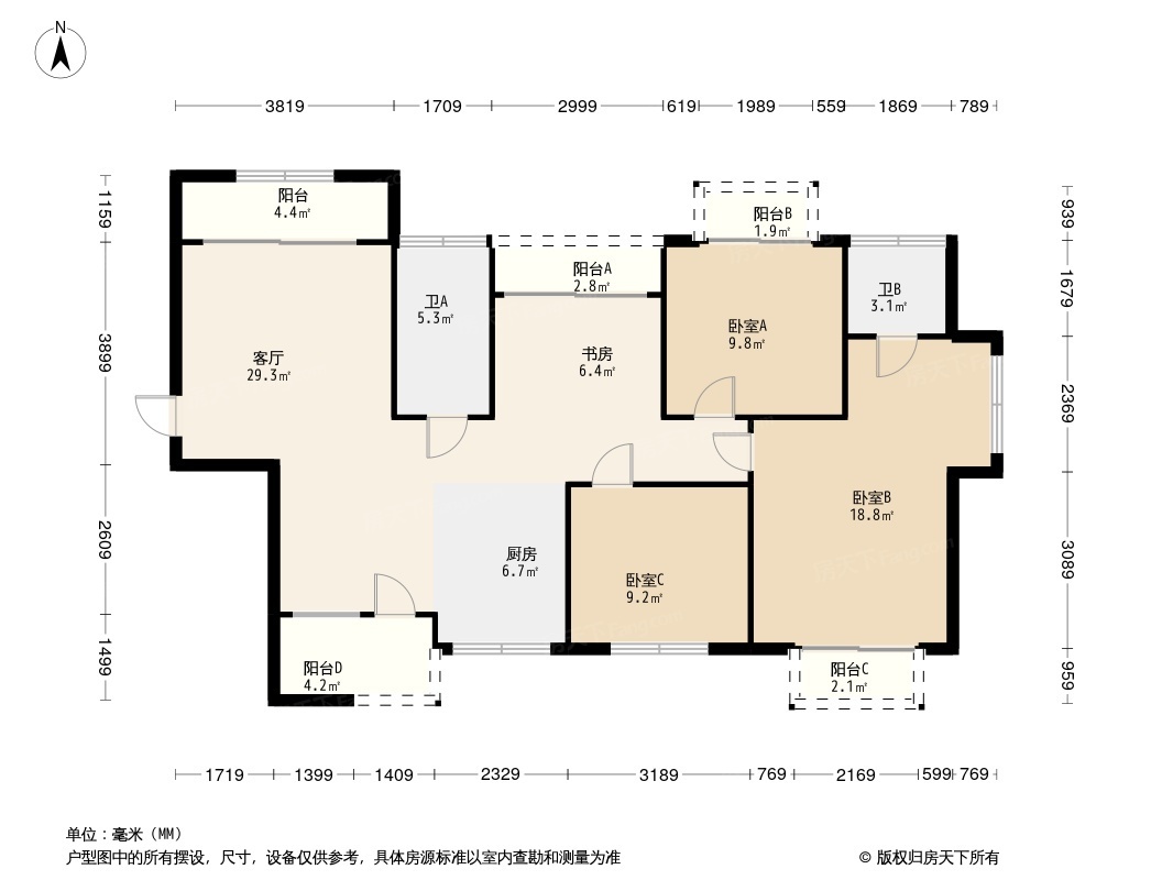 精通伊顿国际户型图