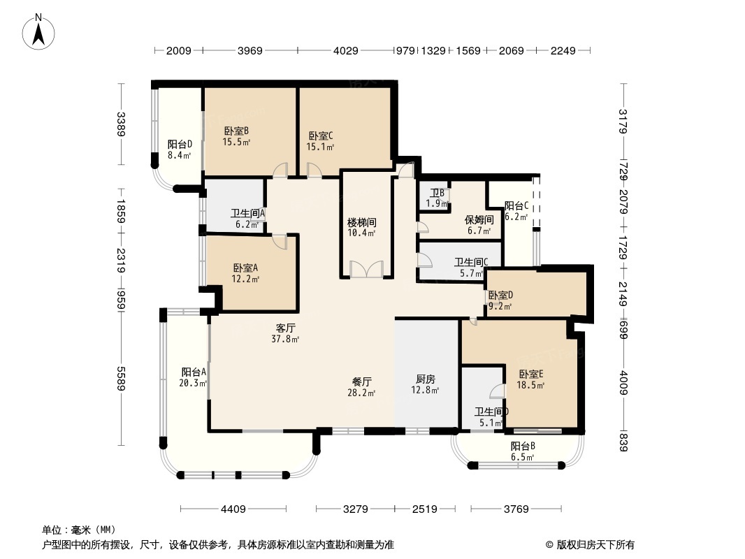 融信白宫户型图