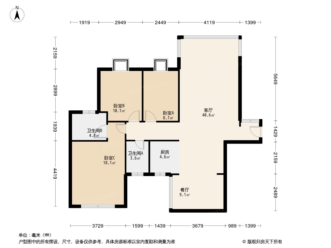 兴荣郡户型图