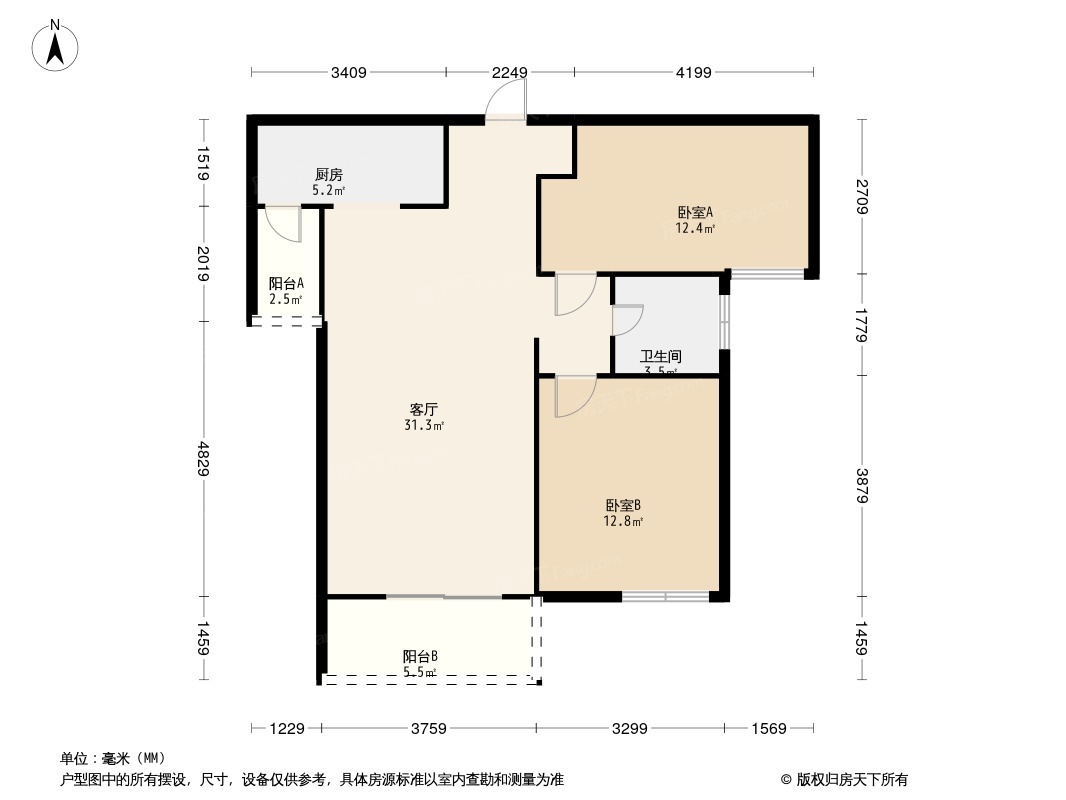 城中金谷户型图