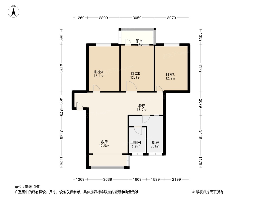 桂溪园小区户型图