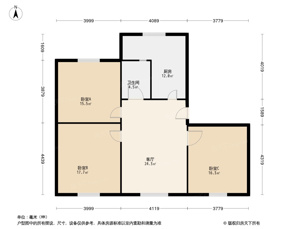 建材小区户型图