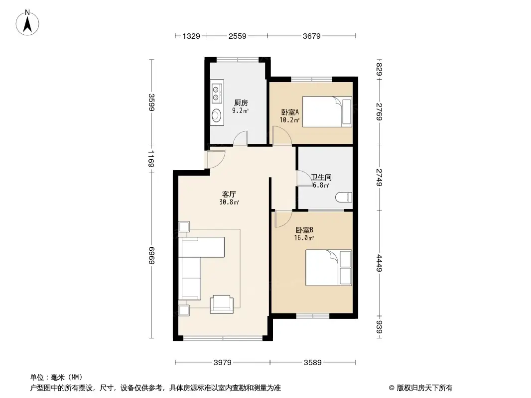 荣馨苑户型图