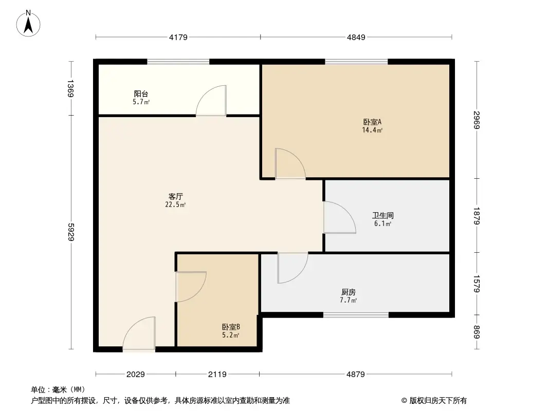 落凤阁小区户型图