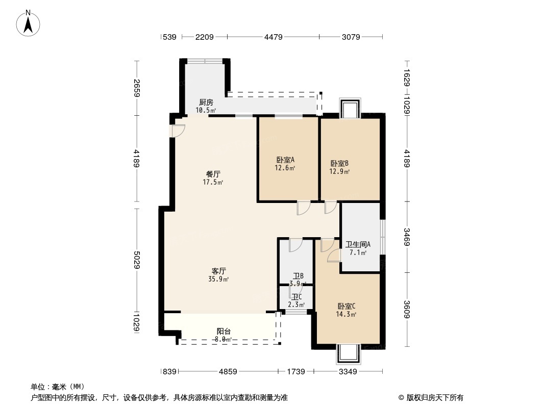 御景华都户型图