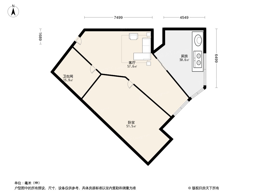 华业玫瑰东方户型图