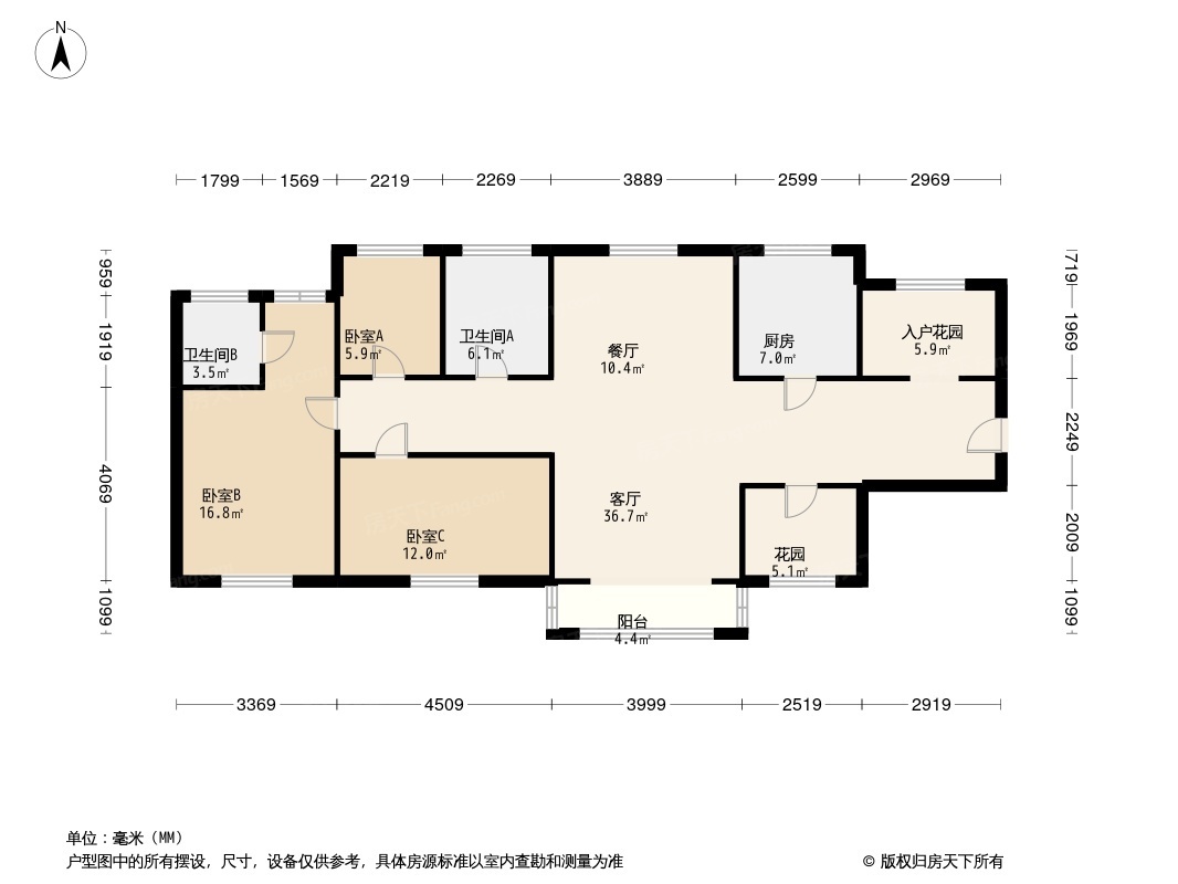 板桥福邸户型图