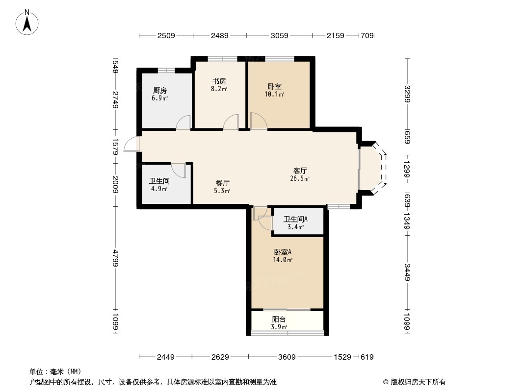 普湾城市广场户型图