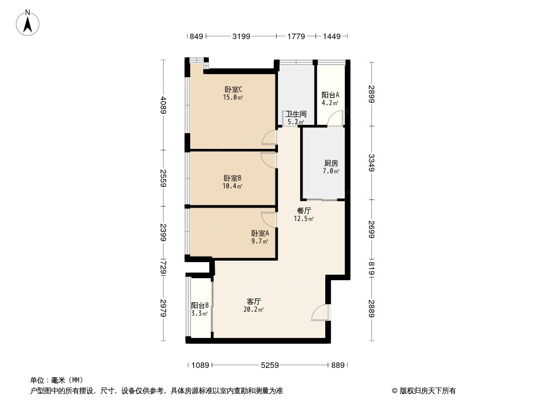 香格里拉户型图