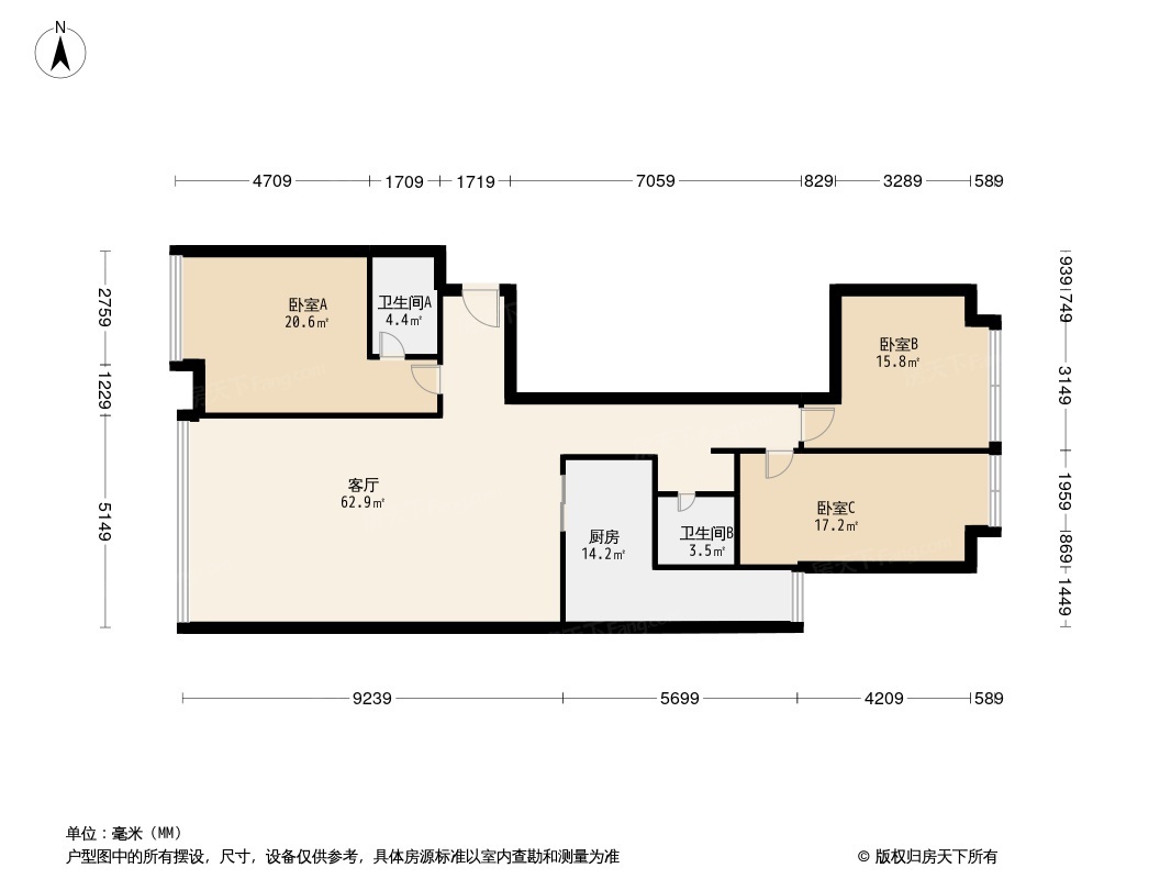 美岸长堤户型图