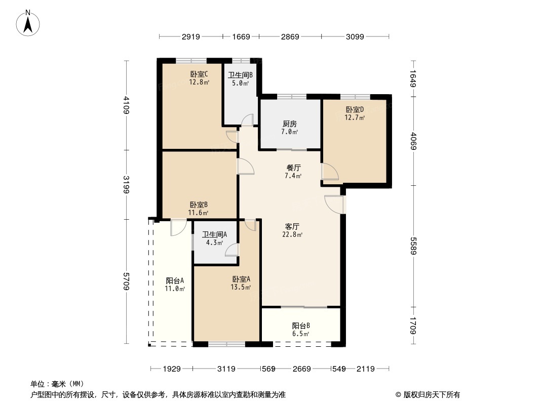 世茂御龙湾户型图