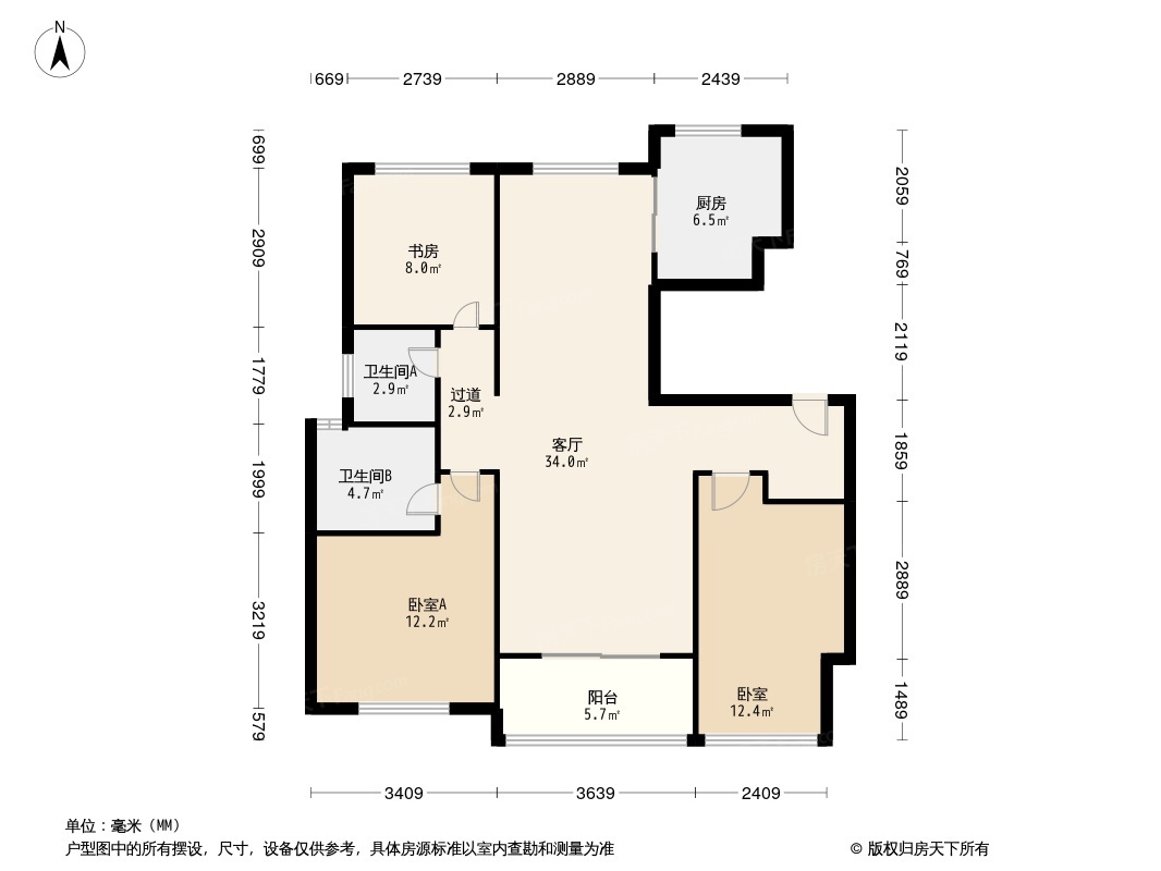 天泰时光印象户型图