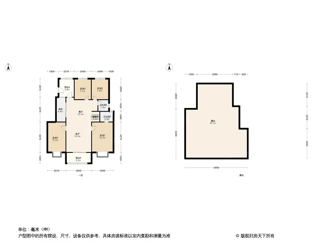 龙吟世家户型图