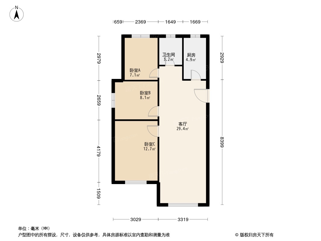 保利金香槟户型图