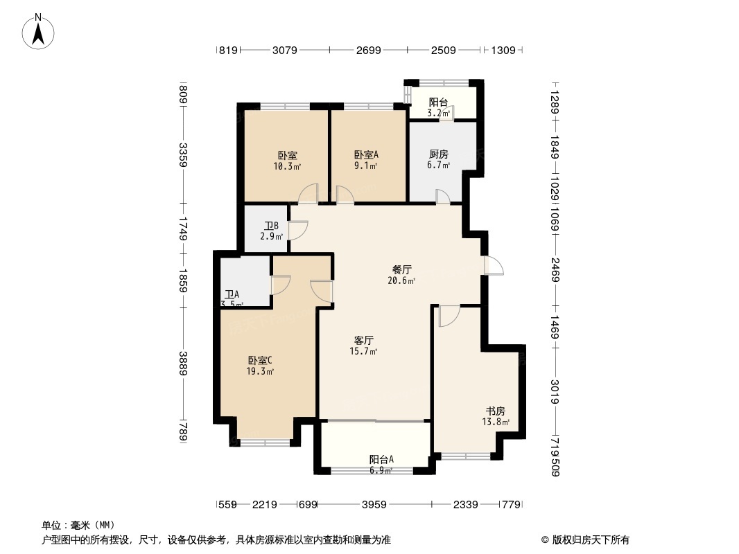 蓝光雍锦香颂户型图