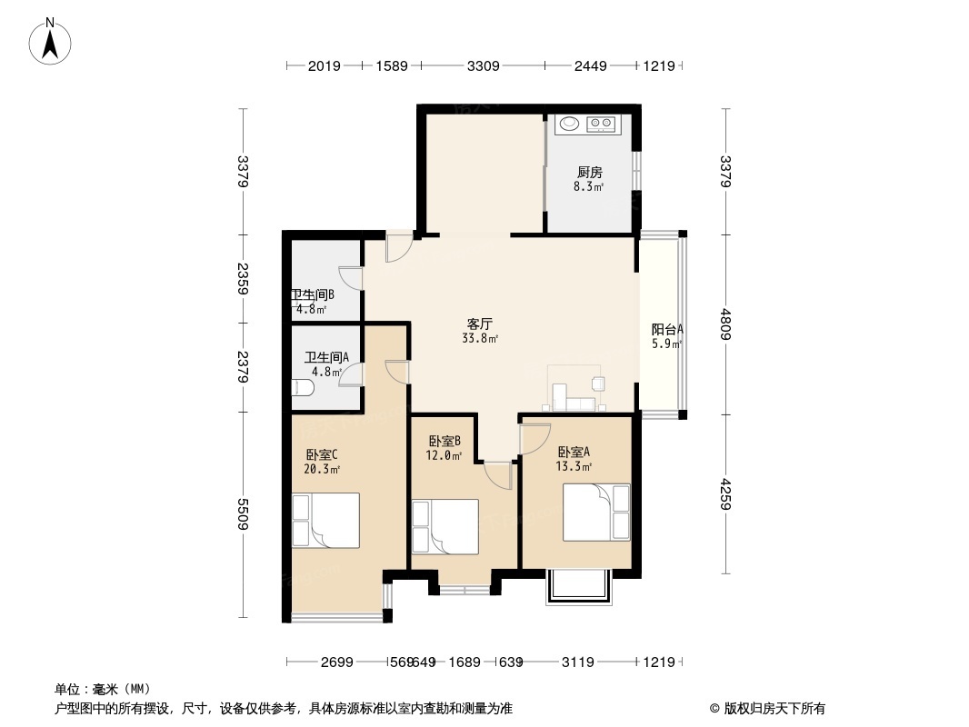 万科东第户型图