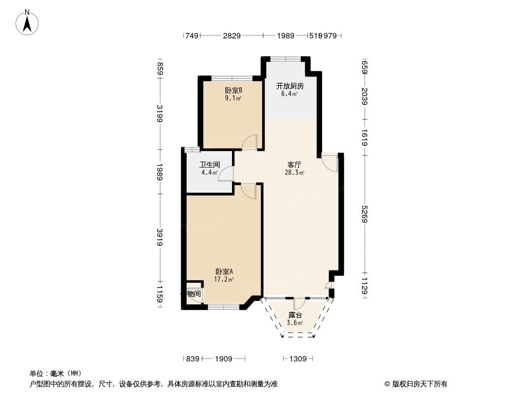 开世嘉年别墅户型图