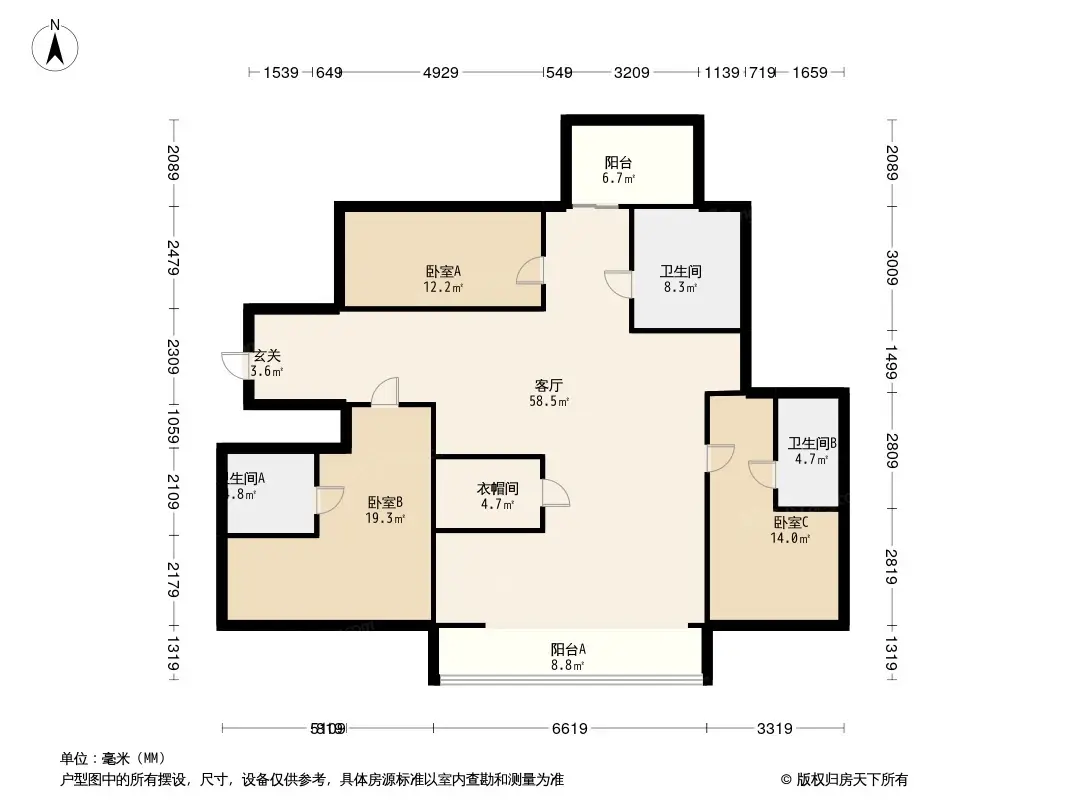 正弘臻筑户型图