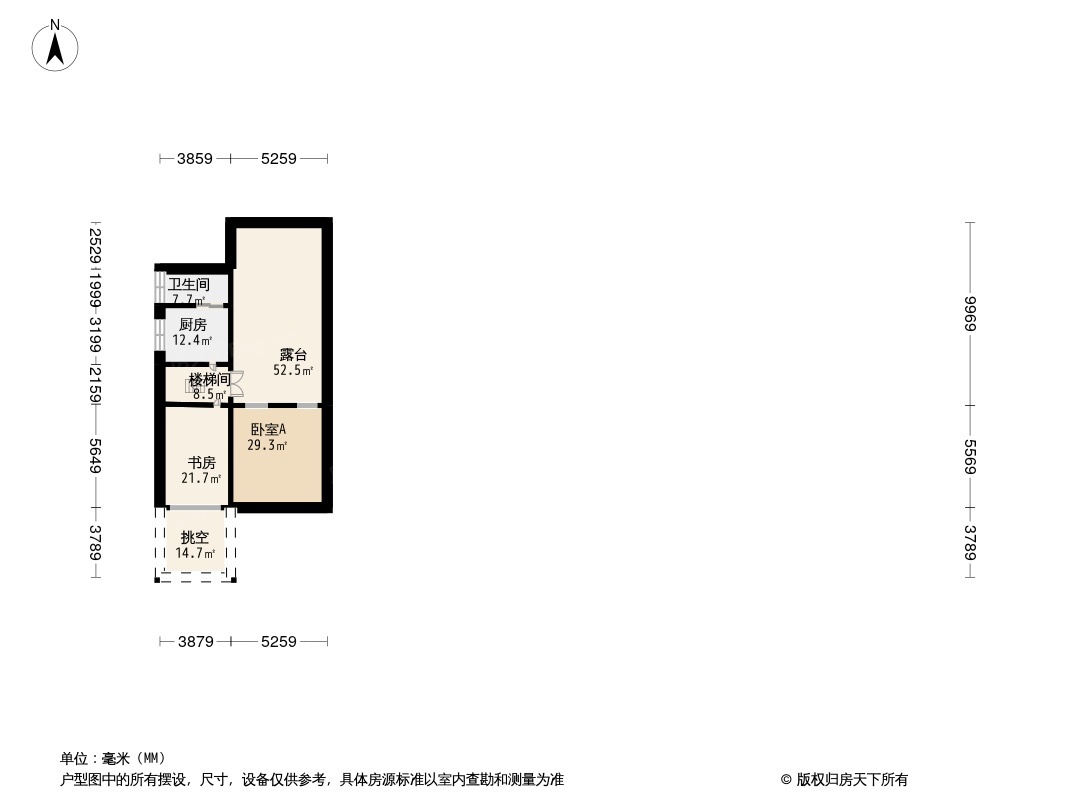 五矿沁园金城户型图