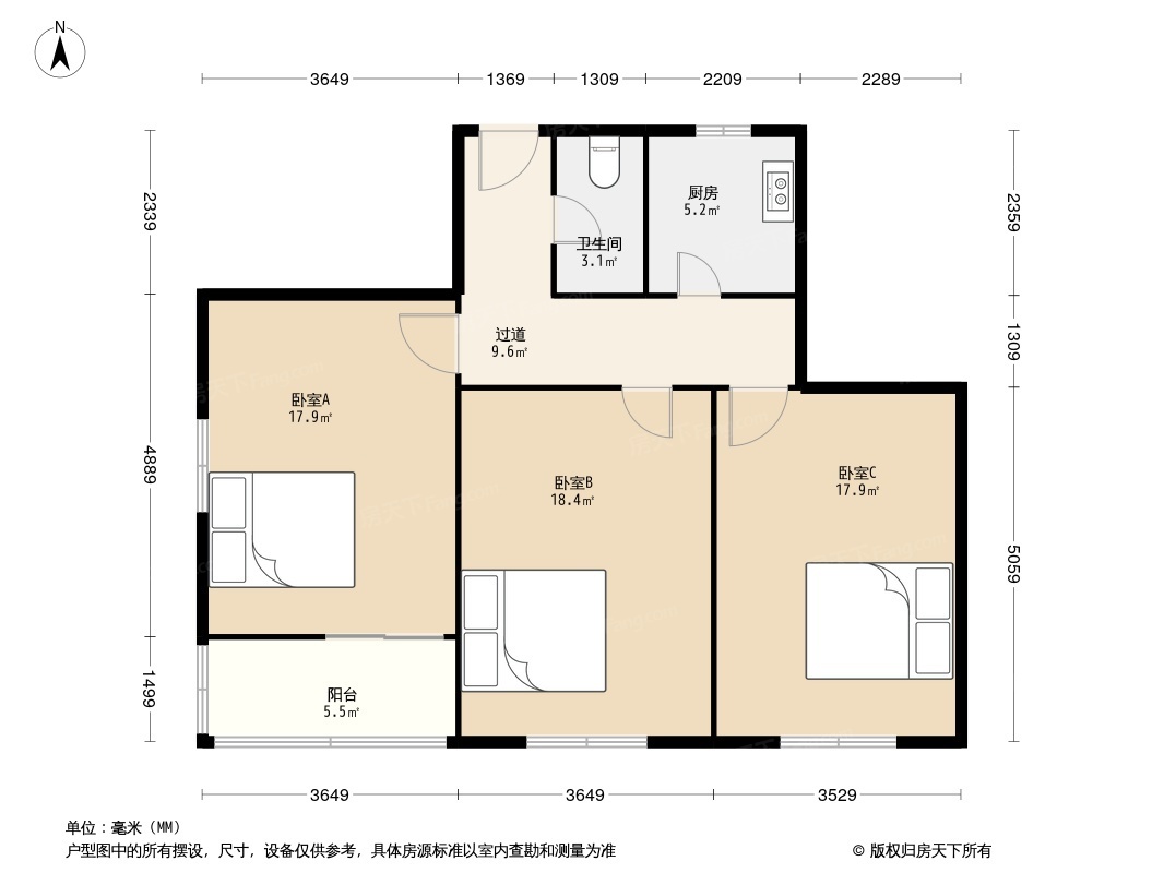 观海一路户型图