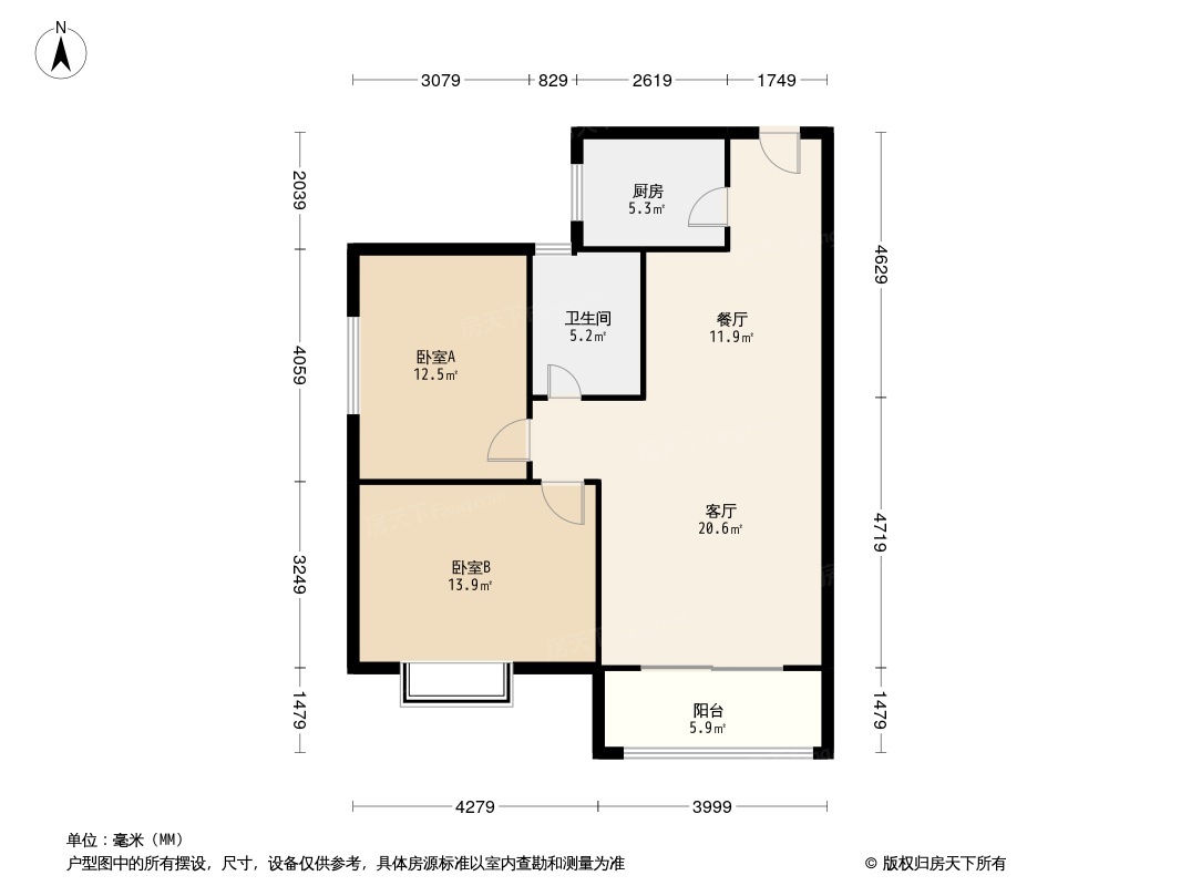 钛合佳苑户型图