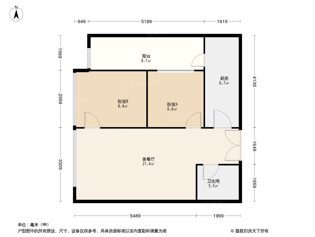 景茂誉景国际户型图