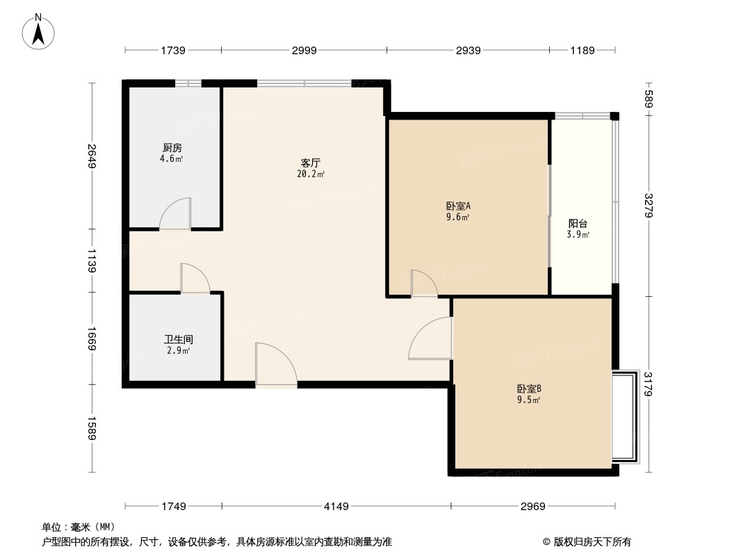 富力悦山湖户型图