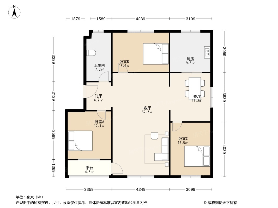 九方文化家园户型图