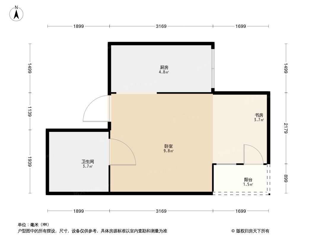 龙江云山墅户型图