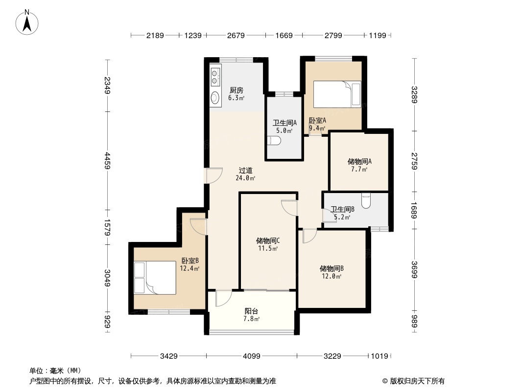 昆山溪香米兰户型图